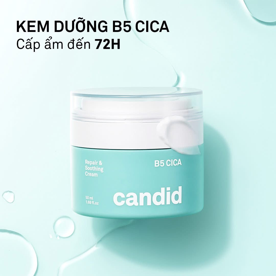 KEM DƯỠNG ẨM PHỤC HỒI CANDID B5 CICA