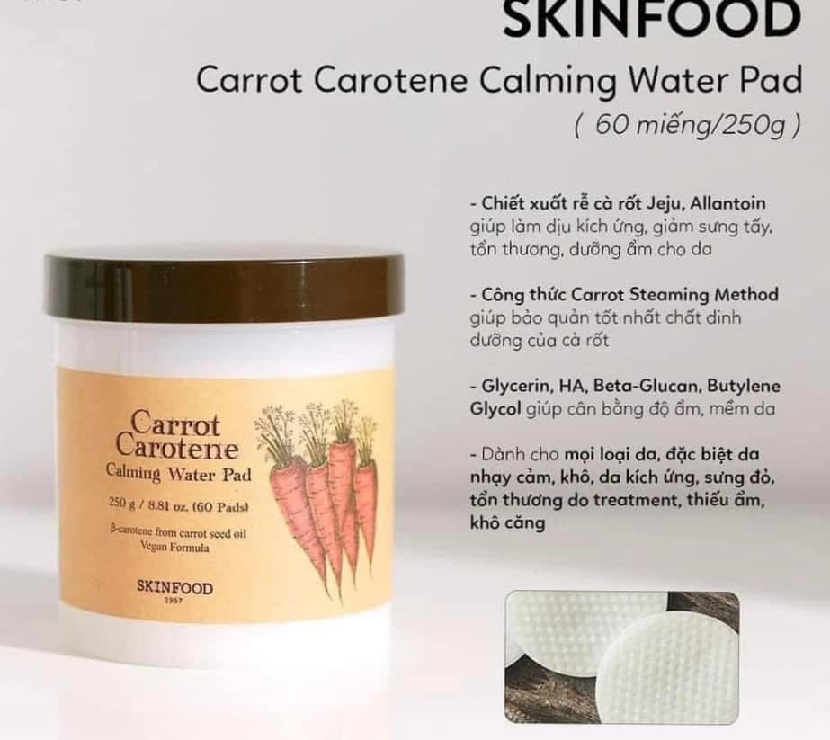 TONER PADS CÀ RỐT QUỐC DÂN SKINFOOD