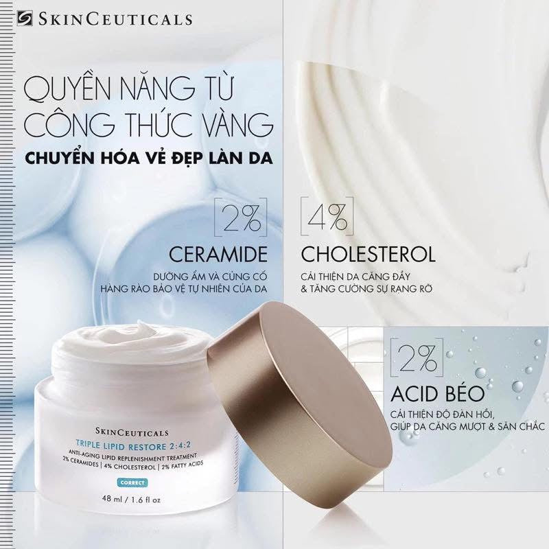 Dưỡng SkinCeuticals Triple Lipid Restore 2 : 4 : 2 (48ml)