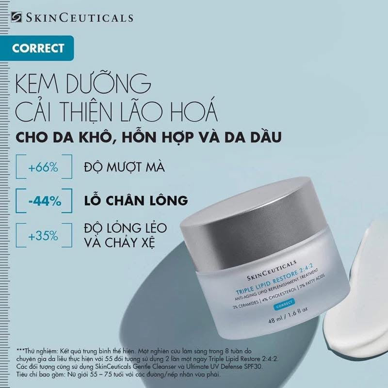 Dưỡng SkinCeuticals Triple Lipid Restore 2 : 4 : 2 (48ml)