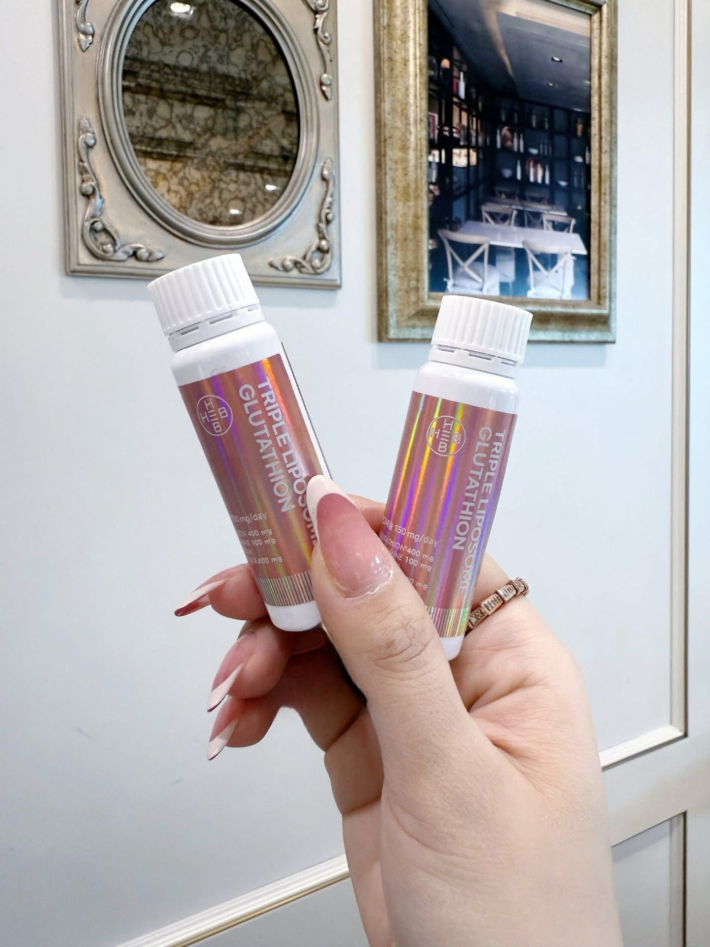 Nước Uống Trắng Da Bật Tone Triple Liposomal Glutathione Hàn Quốc