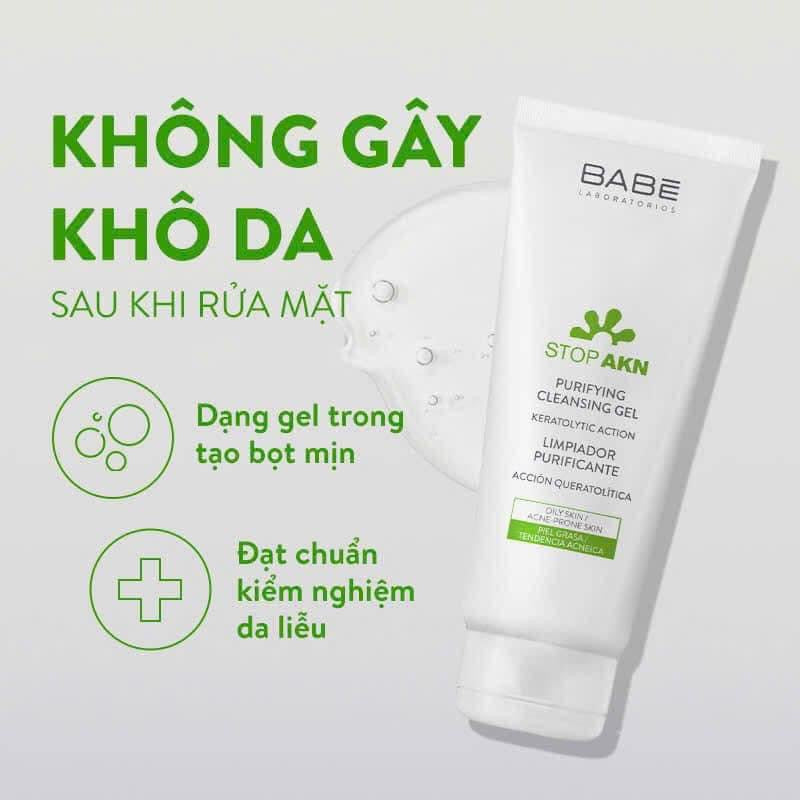 Babé Stop AKN Purifying Cleansing Gel 200ml