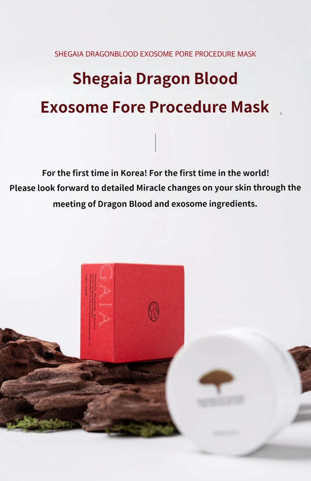 SHEGAIA Dragonblood Exosome Pore Procedure Mask 150g