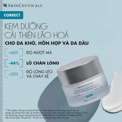Dưỡng SkinCeuticals Triple Lipid Restore 2 : 4 : 2 (48ml)