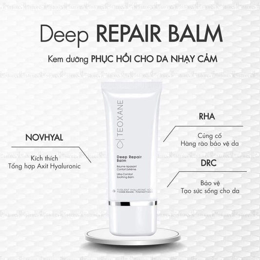 Teoxane Deep Repair Balm
Kem dưỡng phục hồi da nhạy cảm – “cấp cứu” làn da treatment 30ML