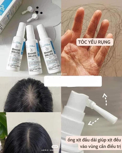XỊT MỌC TÓC MINOXIDIL BAILLEUL 2%