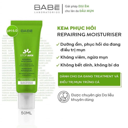 BABE STOP AKN REPAIRING MOISTURISER