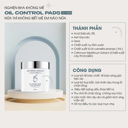 ZO SKINHEALTH OIL CONTROL PADS