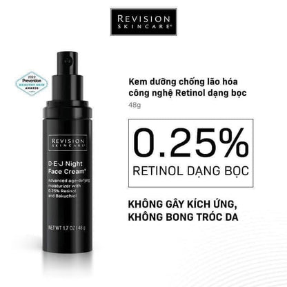 REVISION SKINCARE DEJ NIGHT FACE CREAM 0.25