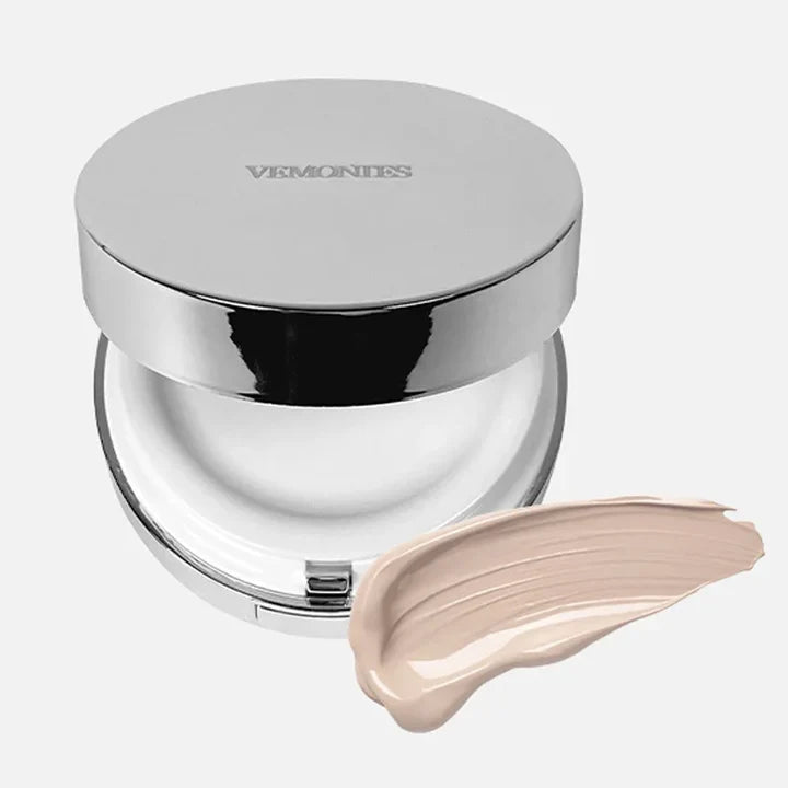 VEMONTES Glow Pot Cushion SPF50+ PA+++ – Mirror & White 16g