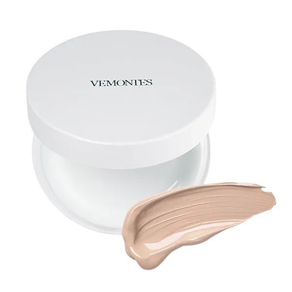 VEMONTES Glow Pot Cushion SPF50+ PA+++ – Mirror & White 16g